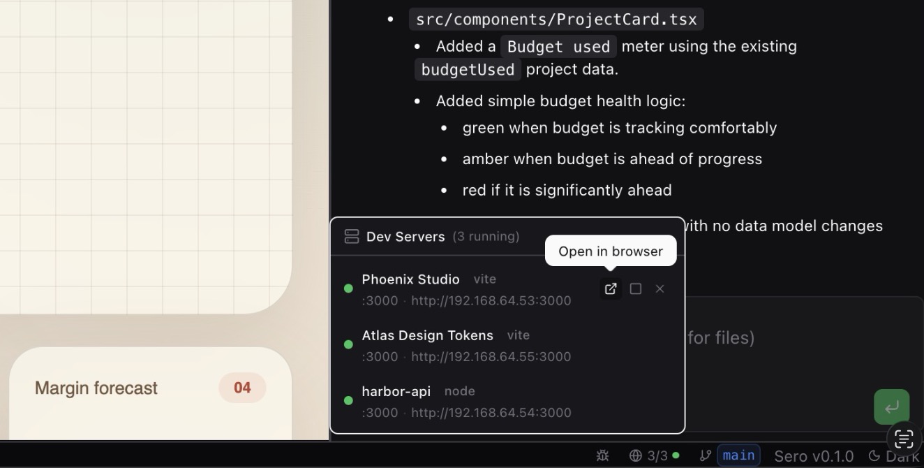 Explorer Dev Servers